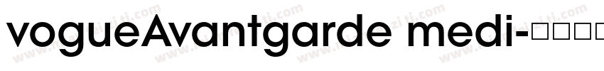 vogueAvantgarde medi字体转换